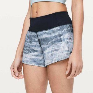 Lululemon Run Times II 4 Mesh Scape Multi True Nav